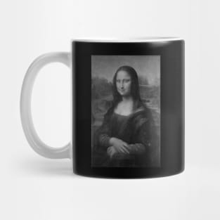 Monna Lisa Changes Expression Interactive Yellow&Blue Filter T-Shirt By Red&Blue Mug